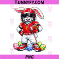 Easter Bunny Football Player PNG, Cute Sports Bunny PNG