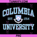 Columbia Arch Over Crest PNG, EST. 1754 Navy Columbia PNG