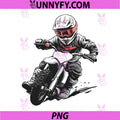 Kids Dirt Bike Rider PNG, Youth Motocross Racing PNG