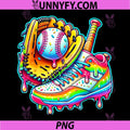 Ice Cream Drip Baseball PNG, Stuff Baseball Drip PNG