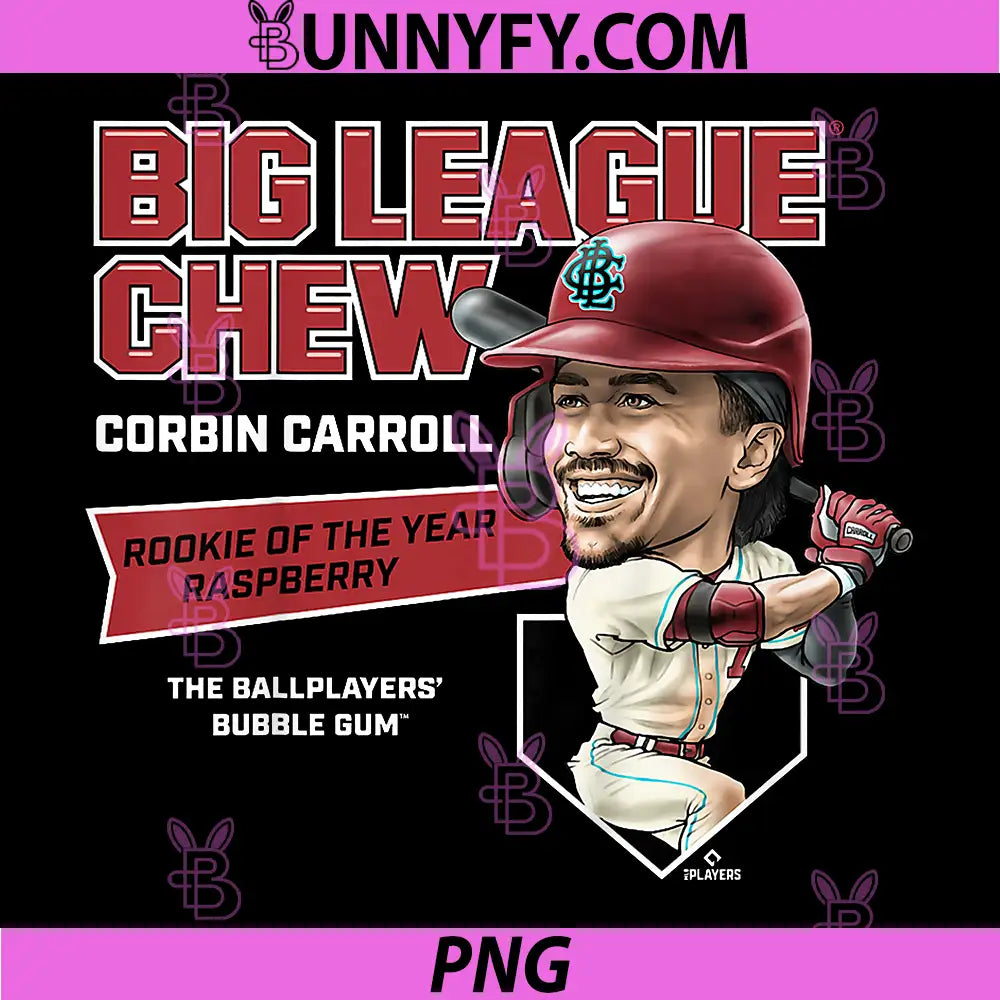 Corbin Carroll PNG, MLB Players x Big League Chew PNG