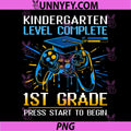 Kindergarten Graduation 1st PNG, Grade Unlocked Gamer PNG