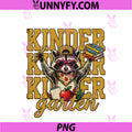 Kindergarten PNG, Funny Raccoon Back To School Student Graphic PNG