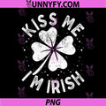 Kiss Me I'm Irish PNG, Funny St Saint Patrick Day PNG