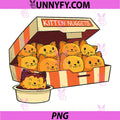 Kitten Nuggets PNG, Funny Cats & Chicken Nuggets Lover PNG