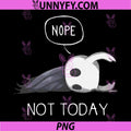 Nope Not Today Knight PNG, Funny Lazy Mood PNG