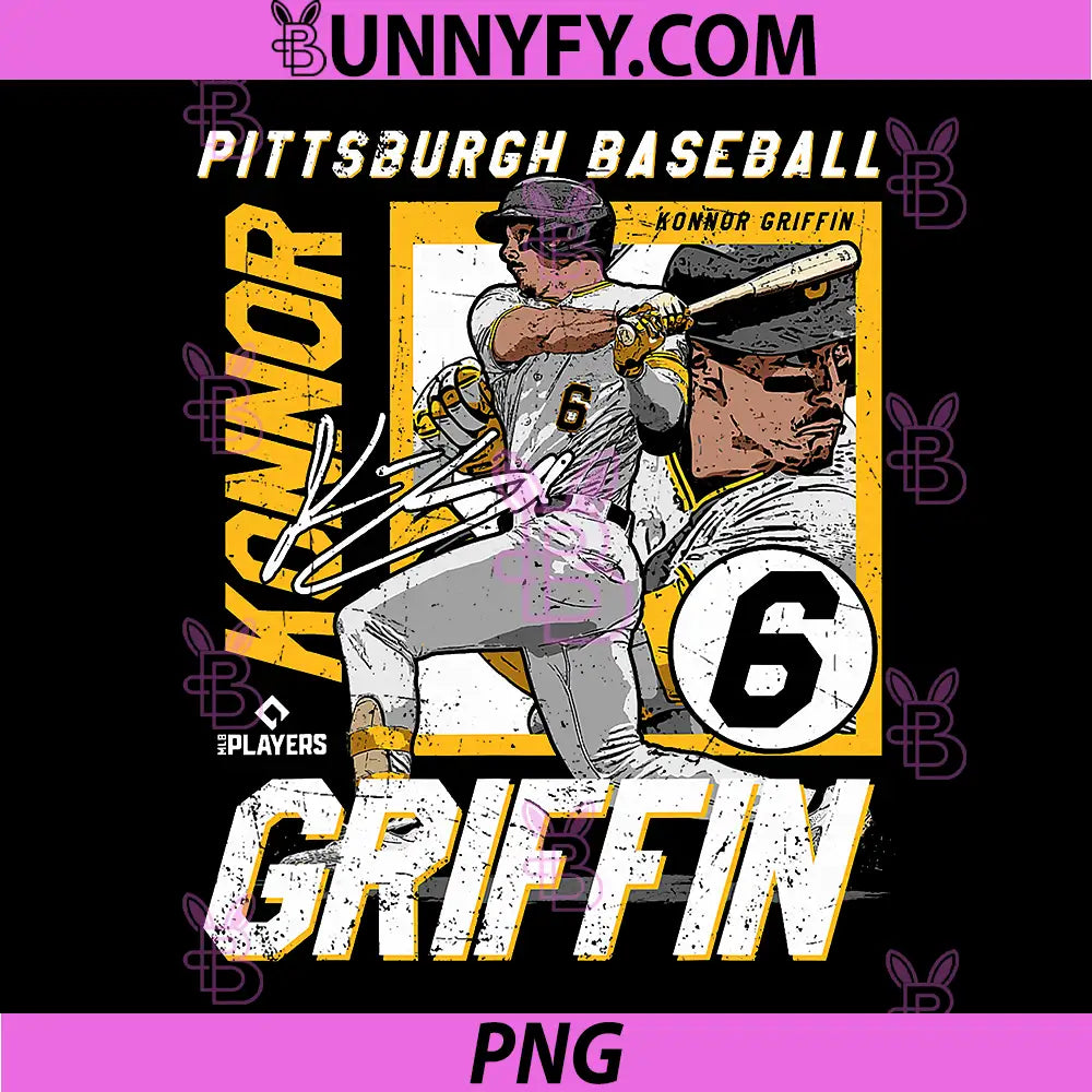 Konnor Griffin Pittsburgh PNG, MLB Baseball Player MLBKOG203M PNG