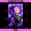 Kpop Demon Hunters PNG, Huntrix Rumi Signed Photocard Poster PNG
