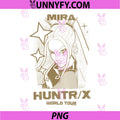 Kpop Demon Hunters PNG, Mira World Tour Officially Licensed PNG