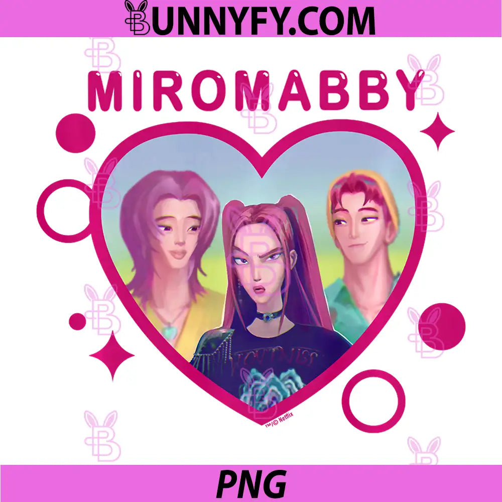 Kpop Demon Hunters PNG, Miromabby Officially Licensed Performance PNG
