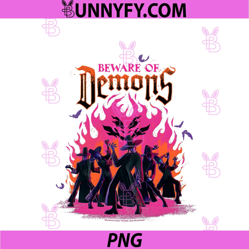 Kpop Demon Hunters PNG, Halloween Beware Of Demons The Saja PNG