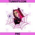 Kpop Demon Hunters PNG, Halloween Mira Spider Web Frame Portrait PNG