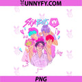 Kpop Demon Hunters PNG, Halloween Saja Boys Demon Group Portrait PNG