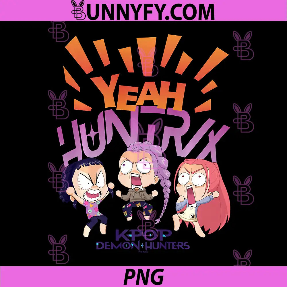 Kpop Demon Hunters PNG, Yeah HUNTRX PNG