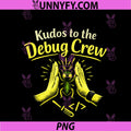 Kudos To The Debug Crew PNG, High Five Bug Humor PNG