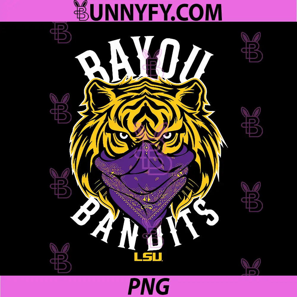 LSU Football PNG, Bayou Bandits LSU Tigers PNG