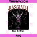 Basgiath War College Dragon Emblem PNG, Fourth Wing Dark Dragon PNG