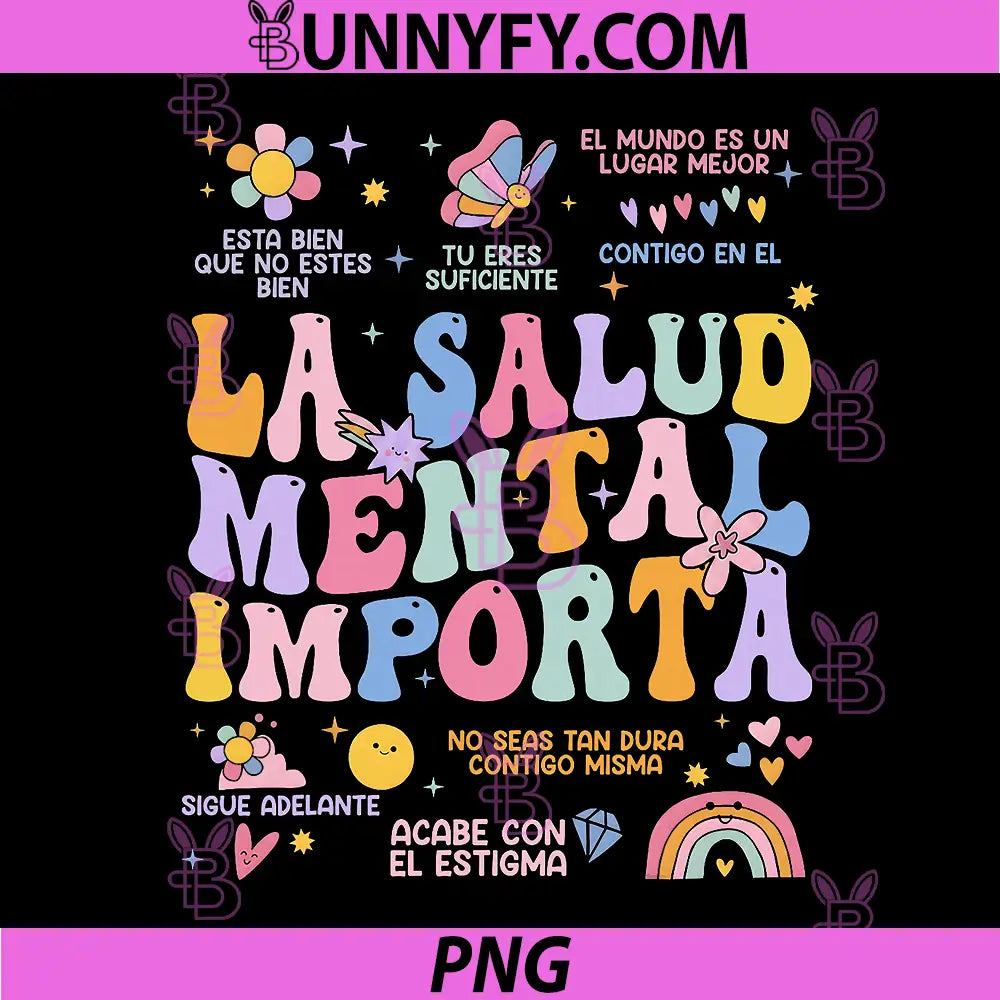 La Salud Mental Importa PNG, Spanish Mental Health Awareness PNG
