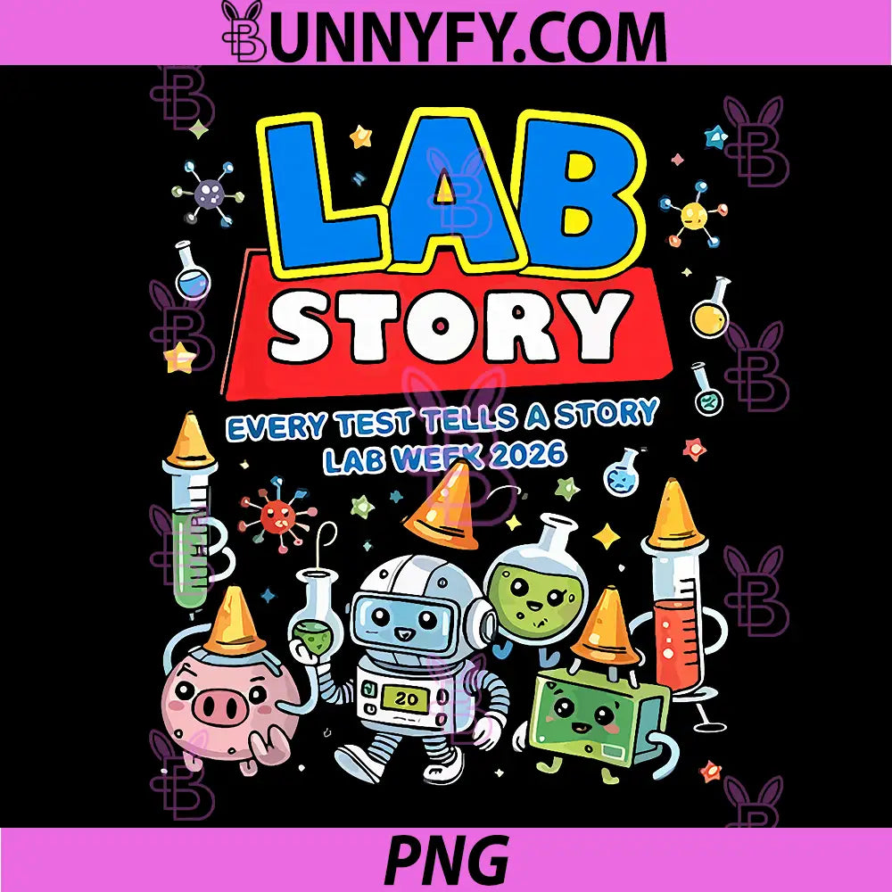 Lab Story PNG, Every Test Tells A Story Lab Week 2026 Laboratory PNG
