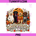 Labradors Because People Are Creepy PNG, Fall Halloween Labrador PNG