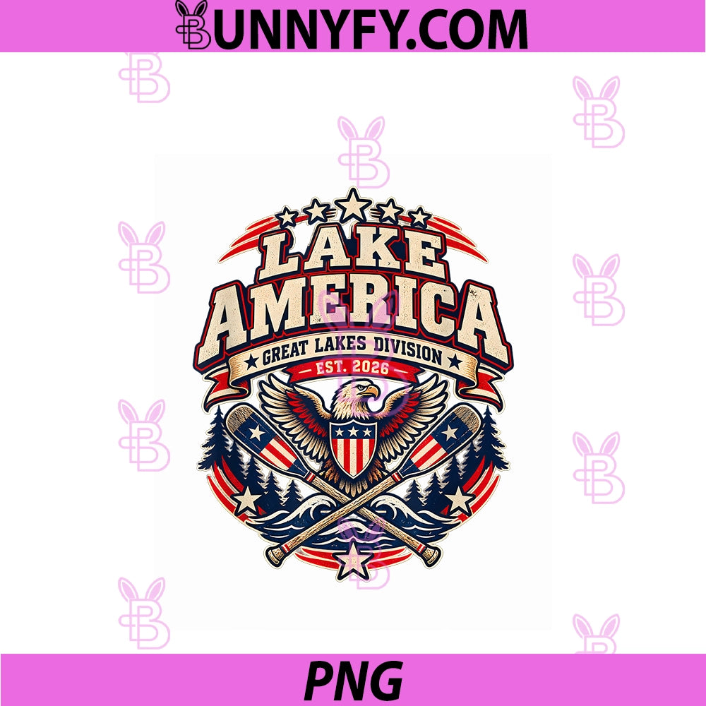 Lake America PNG, Patriotic Lake Ontario Trump Supporter PNG