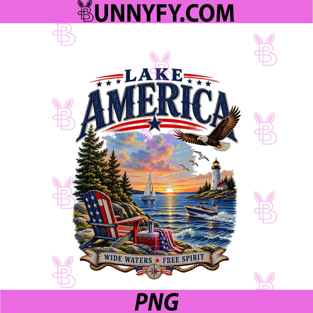 Lake America PNG, USA PNG
