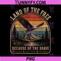 Land of THE Free USA PNG, Patriotic America Freedom PNG