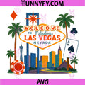Las Vegas Nevada Vacation PNG, Trip Souvenir NV Skyline PNG