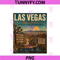 Las Vegas PNG, Mojave Desert Hiking Adventure Vintage PNG