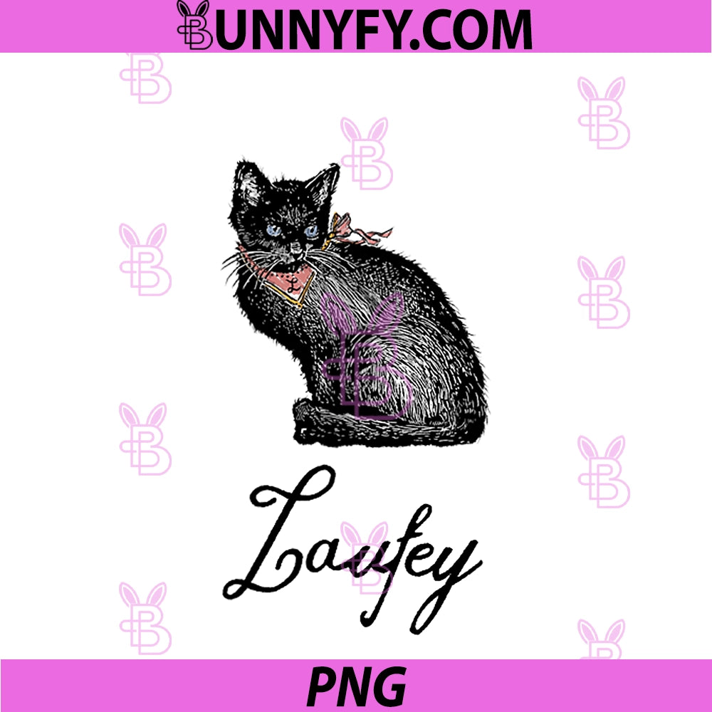 Laufey PNG, Black Cat PNG