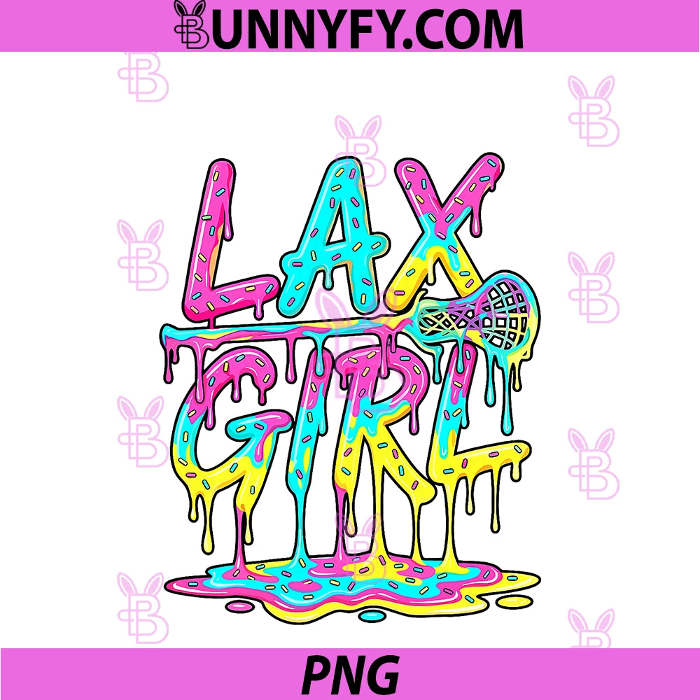 Lax Girl Lacrosse Ice Cream PNG, Funny Drip PNG