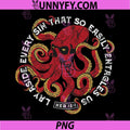 Lay Aside Every Sin That Easily Entangles Us PNG, Bible Verse Octopus PNG