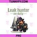 Leak Hunter On Duty PNG, Plumber Detective Pun Graphic PNG