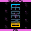 Legend Vertical PNG, Retro Gamma Blue Matching PNG