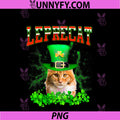Leprecat Cat Happy St Catricks Day PNG, Funny St Patricks Day PNG