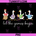 Let The Games Begin Field Day PNG, Silly Goose Teacher Student PNG