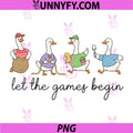 Let The Games Begin Field Day PNG, Silly Goose Teacher Student PNG