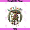 Let's Fiesta PNG, Frog Mexican Sombrero Cinco De Mayo PNG