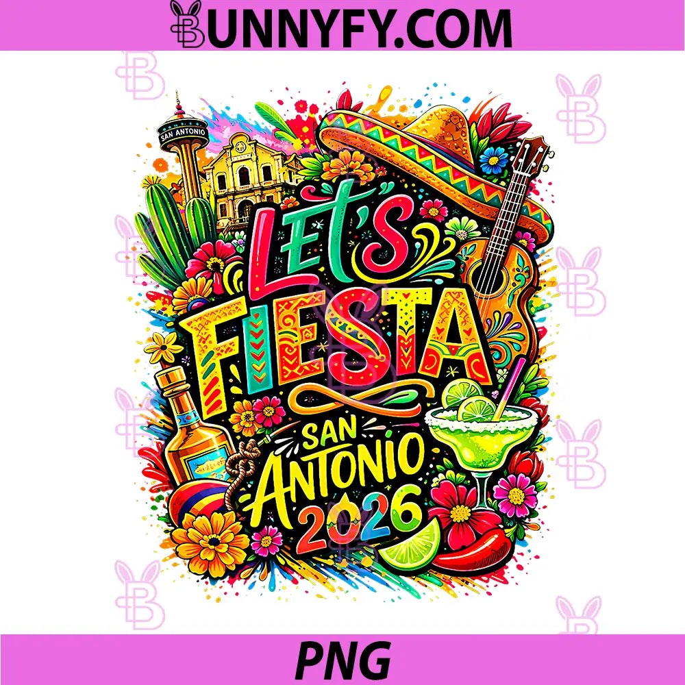 Lets Fiesta San Antonio 2026 PNG, Cinco De Mayo PNG