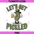 Let's Get Pickled PNG, St. Patrick's Day Beer Lovers Party Fun PNG