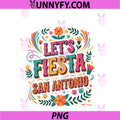 Lets Fiesta San Antonio Retro PNG, Fiesta Cinco De Mayo Mexican PNG