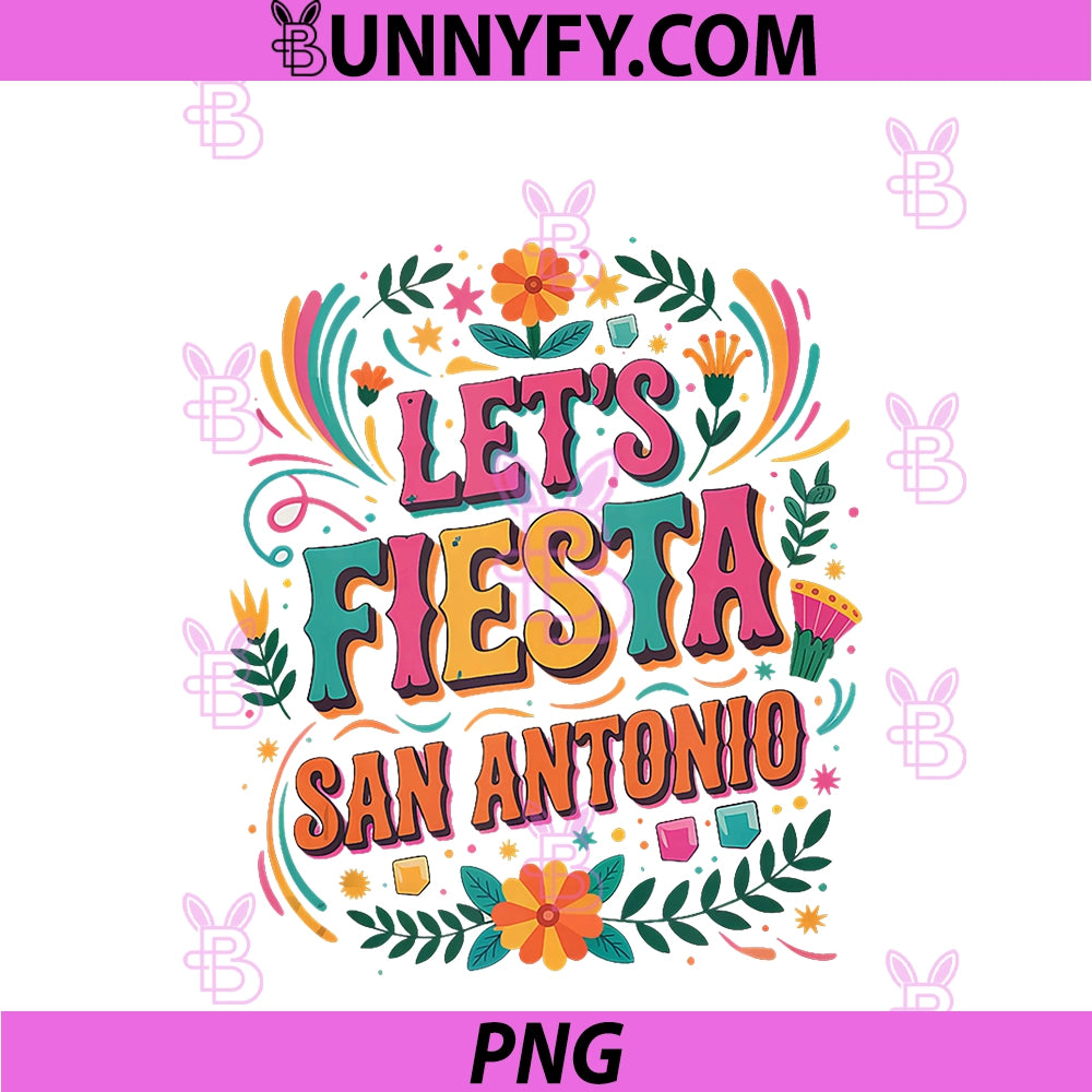 Lets Fiesta San Antonio Retro PNG, Fiesta Cinco De Mayo Mexican PNG