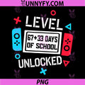 Level 100 Days of School Unlocked PNG, Gamer Video Games PNG