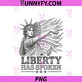 Liberty Has Spoken PNG, Patriotic USA Sophie Basketball Drawn PNG