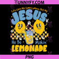 Faith Jesus Lemonade Typography With Lemons PNG, Religious PNG