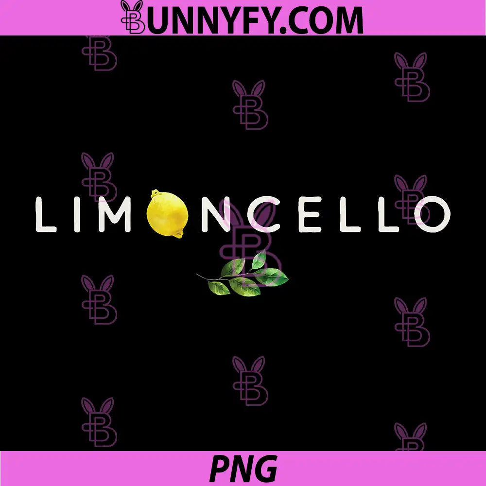 Limoncello PNG, Funny and Minimalist Limoncello PNG
