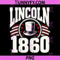 Lincoln 1860 PNG, Abraham Lincoln Patriotic History PNG