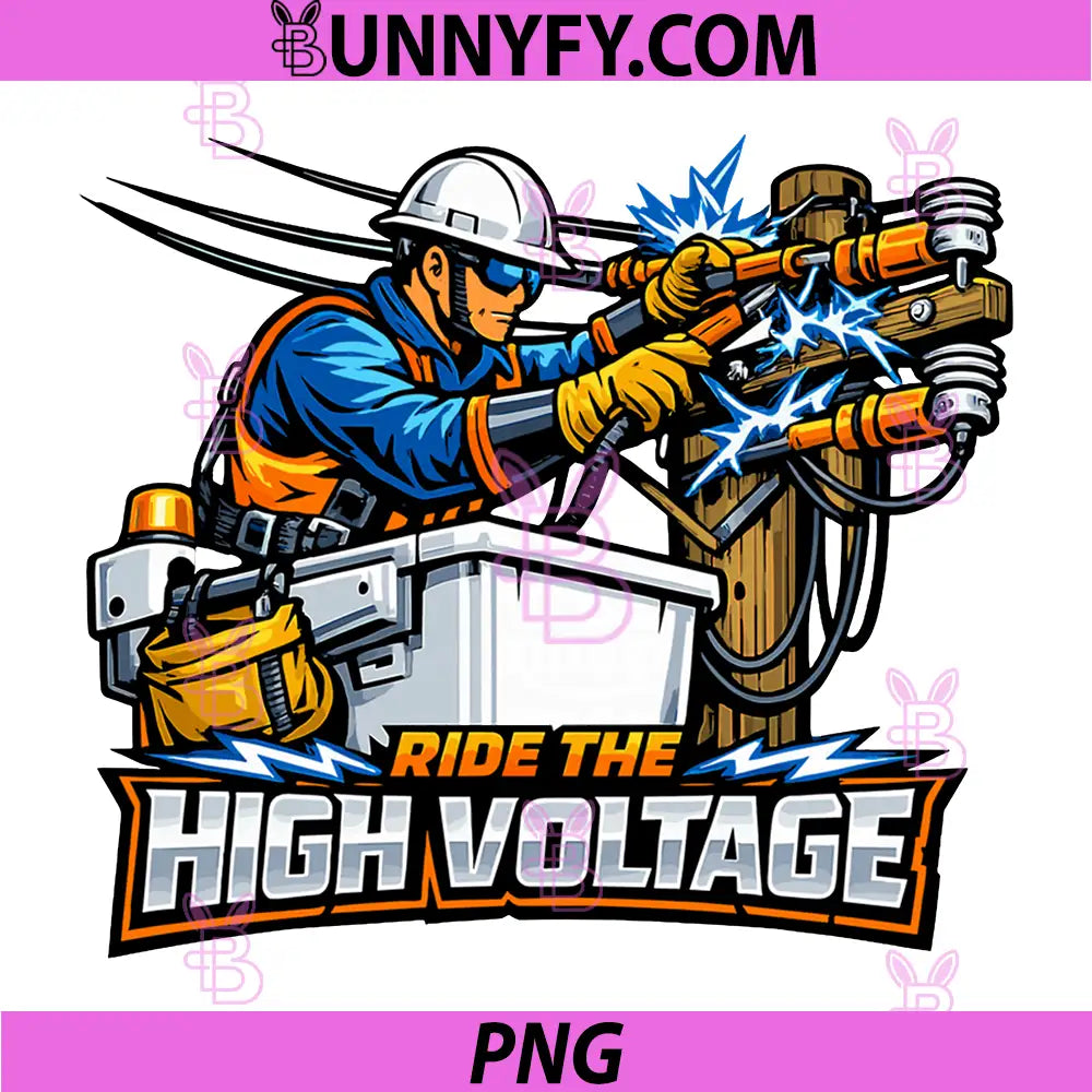Lineman Powerline Worker PNG, Electrical Lineman High Voltage PNG