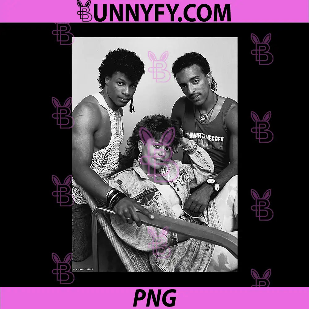 Lisa Lisa and Cult Jam 80s PNG, Group Head to Toe Michael Grecco PNG