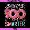 Lil Miss 100 Days Smarter PNG, Fun Classroom Celebration PNG